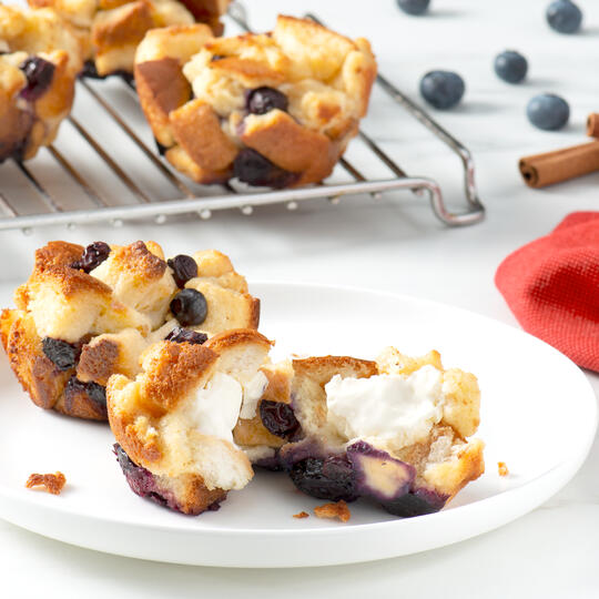 Blueberry French Toast Breakfast Muffins Dempster's